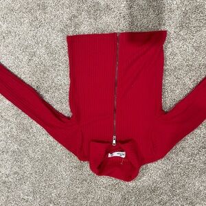 Hollister Vibrant Red Turtleneck Sweater